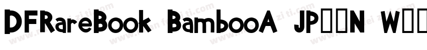 DFRareBook BambooA JP13N W3字体转换